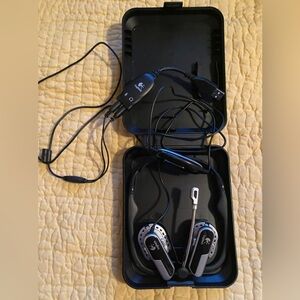 Logitech USB Wired Headset with Boom Mic - Black & Silver